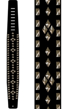Nitter og l�der skulderstrop sort- P35STUD-295 