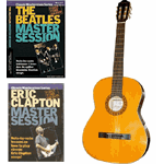 Spansk guitar m. Beatles og Clapton Master Session-DVD