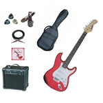 Maestro el-guitar pakke - GP2 - r�d