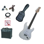 Maestro El-guitar pakke - GP2 - hvid