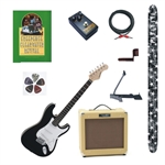 Vintage guitarpakke - sort