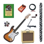 Vintage guitarpakke - sunburst
