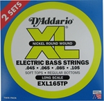 D`Addario basstrenge - model EXL165TP- TWIN PACK  