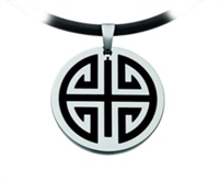Cirkel Vikinge-kors, vedh. i stål