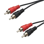 Monacor AC-1000. Stereo RCA Phono-Phono kabel 10m.