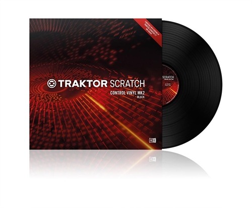 Native Instruments TRAKTOR Scratch Pro Control Vinyl MK2 Black