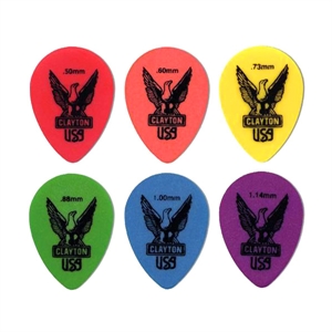 Delrin Pro Teardrop plekter 0.50 rød (Light)