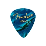 Fender 351 Premium Celloid Picks 12stk HEAVY Blå MOTO