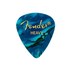 Fender 351 Premium Celloid Picks 12stk HEAVY Blå MOTO
