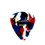 Fender 351 Classic Celloid Picks 12stk HEAVY Confetti