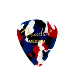 Fender 351 Classic Celloid Picks 12stk MEDIUM Confetti