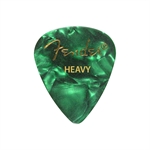 Fender 351 Premium Celloid Picks 12stk HEAVY Grøn MOTO