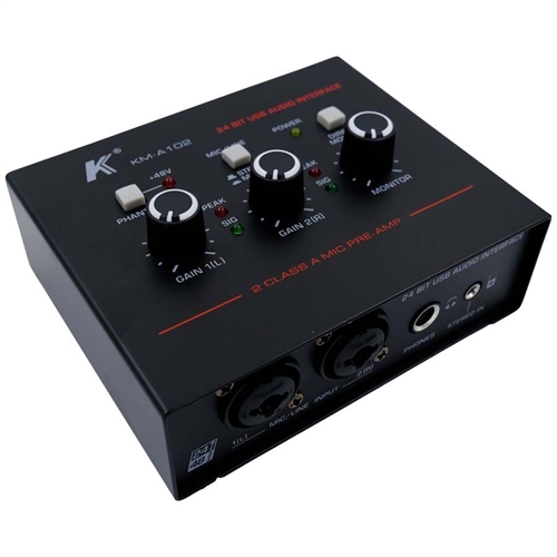 K KM-A102 audio interface