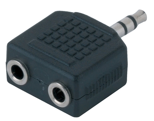 Alpha Audio Adapter 2x 3,5 mm stereo jack plug - 1x 3,5 mm stereo jack plug