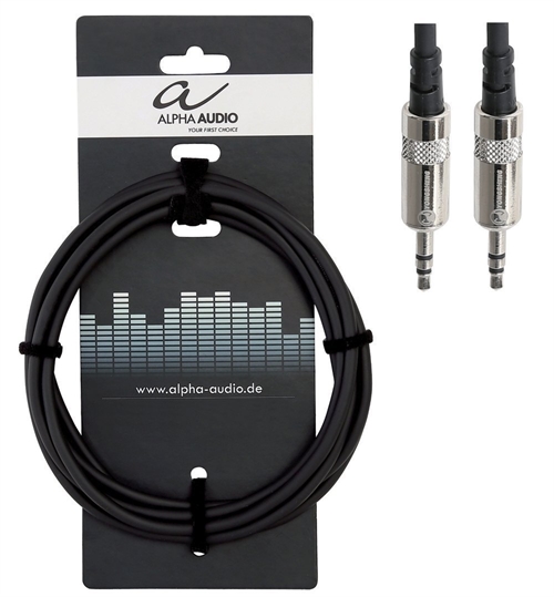 Alpha Audio Pro Line 3,5 mm stereo jack plug - 3,5 mm stereo jack