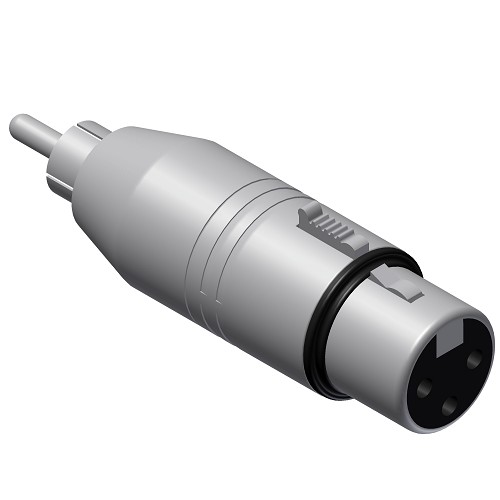 Adapter XLR hun > RCA han
