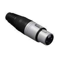 XLR stik 3-pole hun stik