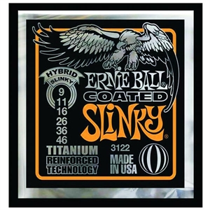 Ernie Ball EB-3122. Hybrid Slinky RPS Titanium Coated .009