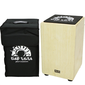 Club Salsa Cajon. Elegant cajon i massivt birketræ 