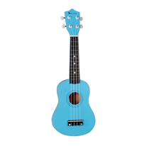 Shelter UK1S-BL ukulele, pakkeløsning blue