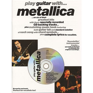 Play guitar with Metallica - Bog og CD