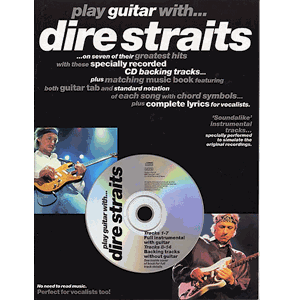 Play guitar with Dire Straits - Bog og CD